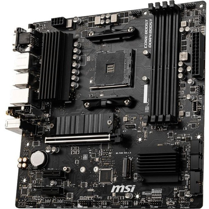 MSI B550M-VC WIFI Gaming Desktop Motherboard - AMD B550 Chipset - Socket AM4 - Micro ATX MSI B550M-VC WIFI Gaming Desktop Motherboard - AMD B550 Chipset - Socket AM4 - Micro ATX